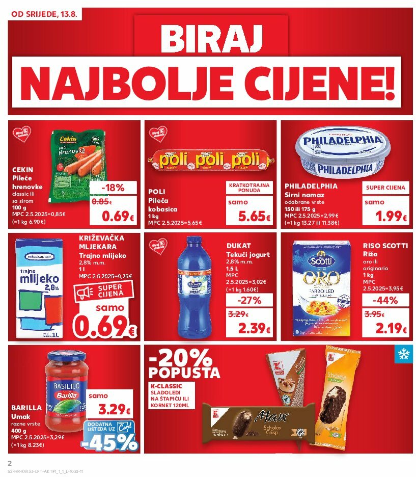 kaufland - Prelistajte katalog Kaufland, vrijedi od 13.08. do 19.08. - page: 2