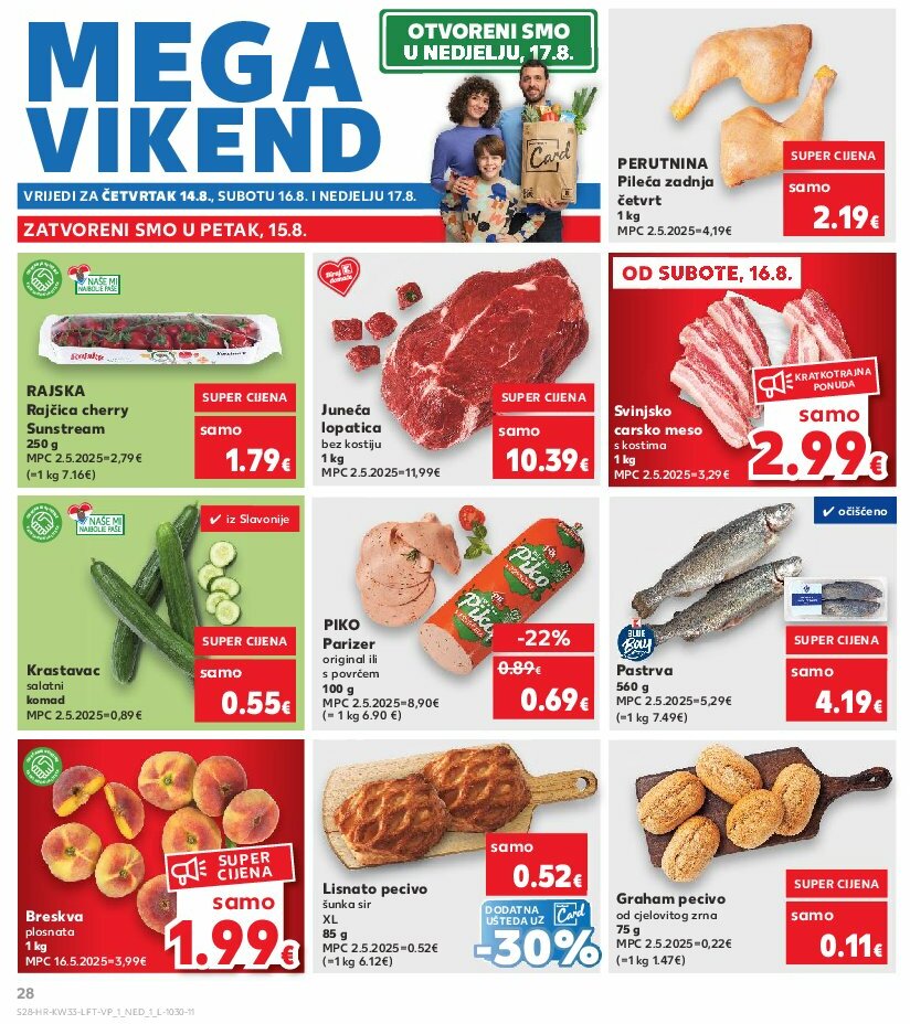 kaufland - Prelistajte katalog Kaufland, vrijedi od 13.08. do 19.08. - page: 28
