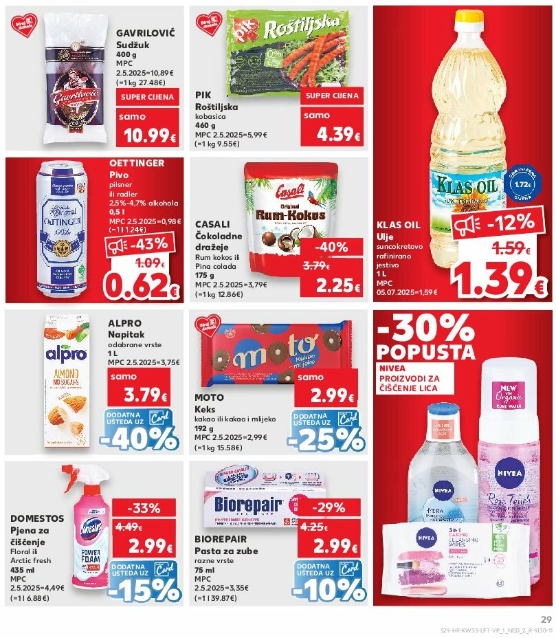 kaufland - Prelistajte katalog Kaufland, vrijedi od 13.08. do 19.08. - page: 29