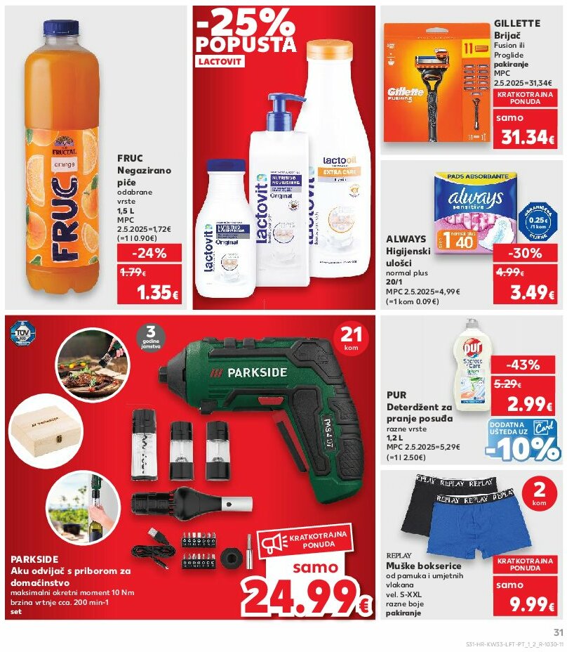 kaufland - Prelistajte katalog Kaufland, vrijedi od 13.08. do 19.08. - page: 31
