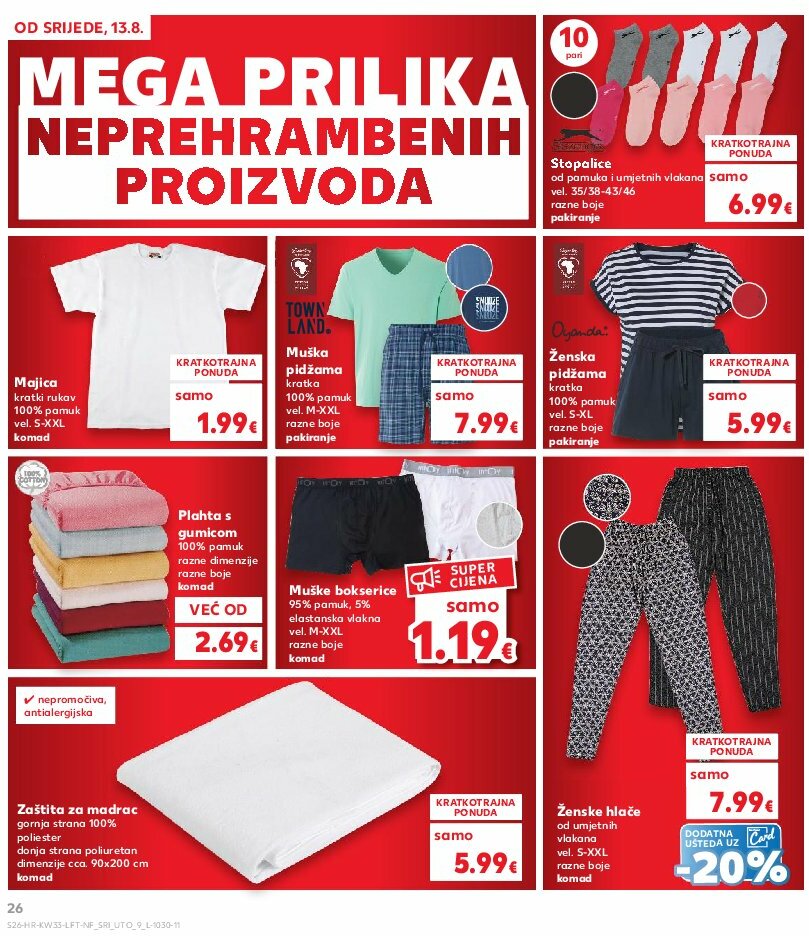 kaufland - Prelistajte katalog Kaufland, vrijedi od 13.08. do 19.08. - page: 26
