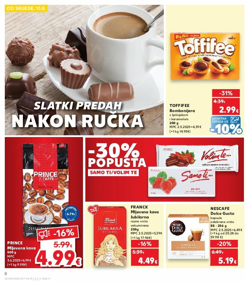 kaufland - Prelistajte katalog Kaufland, vrijedi od 13.08. do 19.08. - page: 8