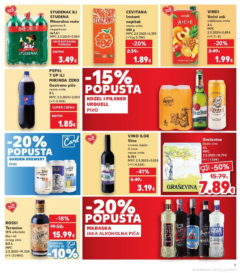 kaufland - Prelistajte katalog Kaufland, vrijedi od 13.08. do 19.08. - page: 9