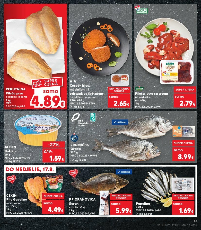 kaufland - Prelistajte katalog Kaufland, vrijedi od 13.08. do 19.08. - page: 13