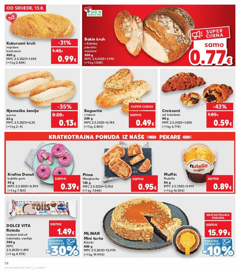 kaufland - Prelistajte katalog Kaufland, vrijedi od 13.08. do 19.08. - page: 14