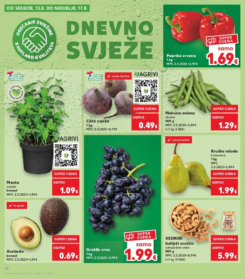 kaufland - Prelistajte katalog Kaufland, vrijedi od 13.08. do 19.08. - page: 10