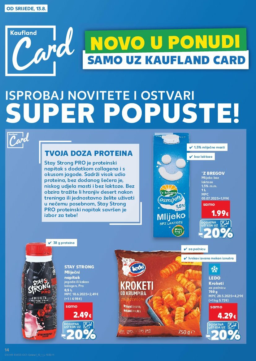 kaufland - Prelistajte katalog Kaufland - Želiš još bogatiju ponudu, vrijedi od 13.08. do 19.08. - page: 14