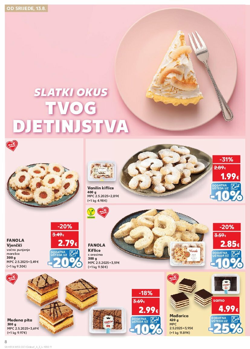 kaufland - Prelistajte katalog Kaufland - Želiš još bogatiju ponudu, vrijedi od 13.08. do 19.08. - page: 8