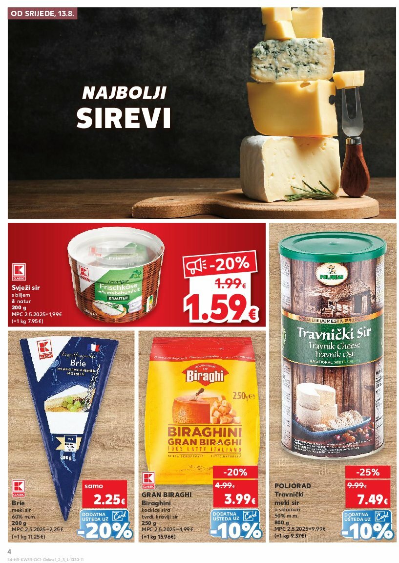 kaufland - Prelistajte katalog Kaufland - Želiš još bogatiju ponudu, vrijedi od 13.08. do 19.08. - page: 4