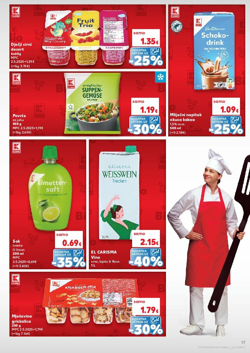 kaufland - Prelistajte katalog Kaufland - Želiš još bogatiju ponudu, vrijedi od 13.08. do 19.08. - page: 17