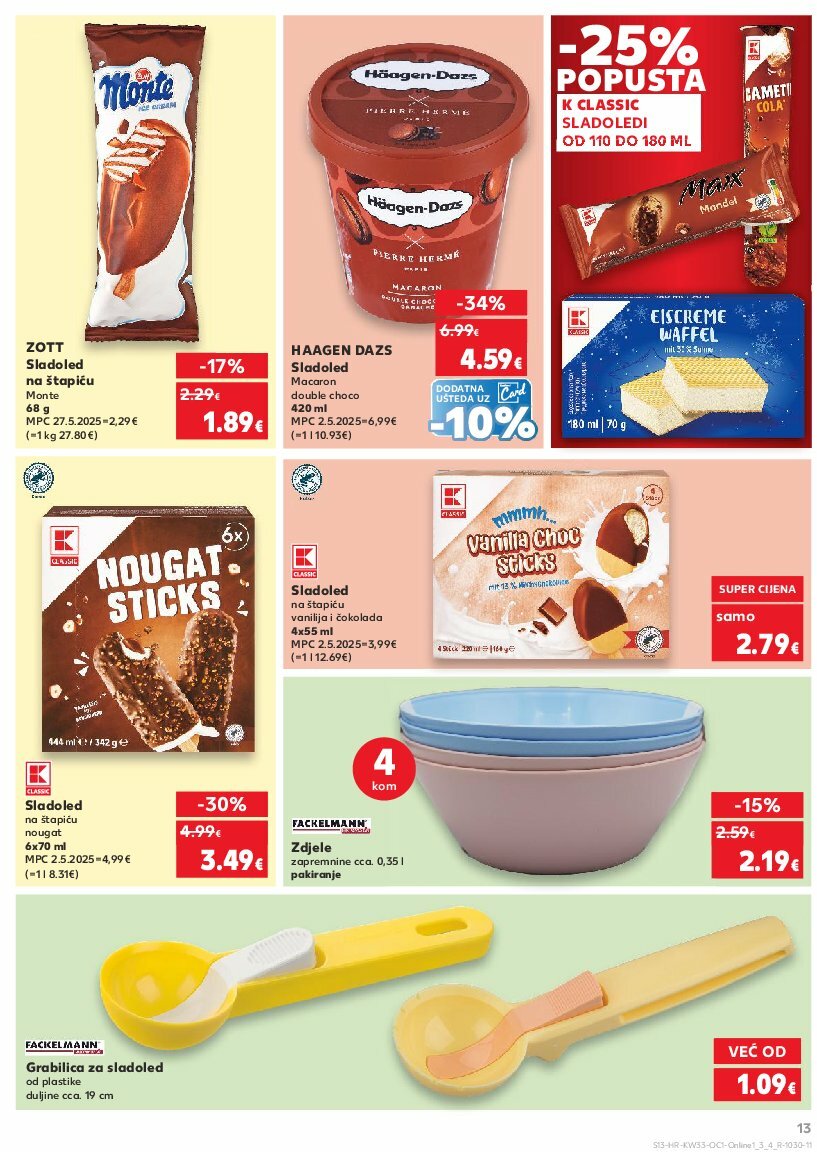 kaufland - Prelistajte katalog Kaufland - Želiš još bogatiju ponudu, vrijedi od 13.08. do 19.08. - page: 13