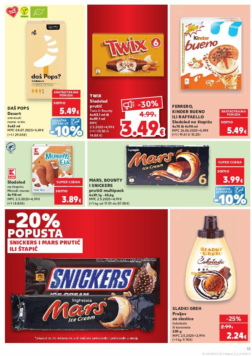 kaufland - Prelistajte katalog Kaufland - Želiš još bogatiju ponudu, vrijedi od 13.08. do 19.08. - page: 11