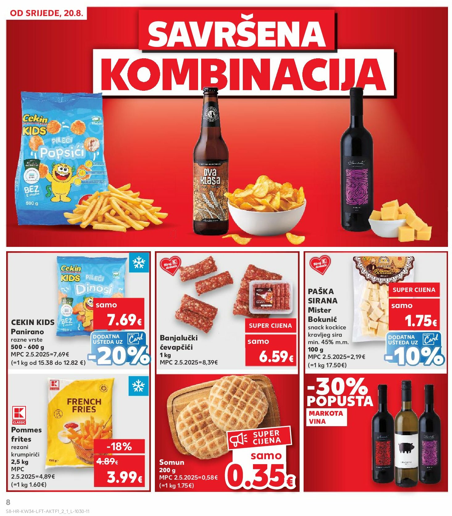 kaufland - Prelistajte katalog Kaufland - Mega Prilika, vrijedi od 20.08. do 26.08. - page: 8