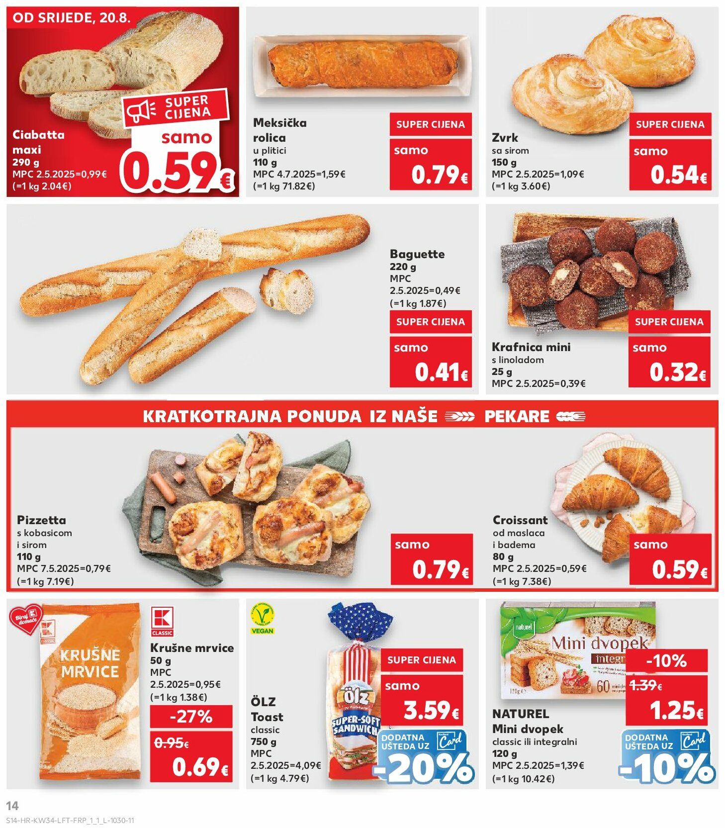 kaufland - Prelistajte katalog Kaufland - Mega Prilika, vrijedi od 20.08. do 26.08. - page: 14