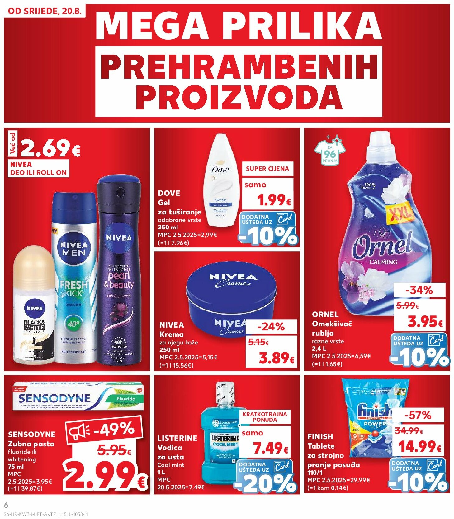 kaufland - Prelistajte katalog Kaufland - Mega Prilika, vrijedi od 20.08. do 26.08. - page: 6