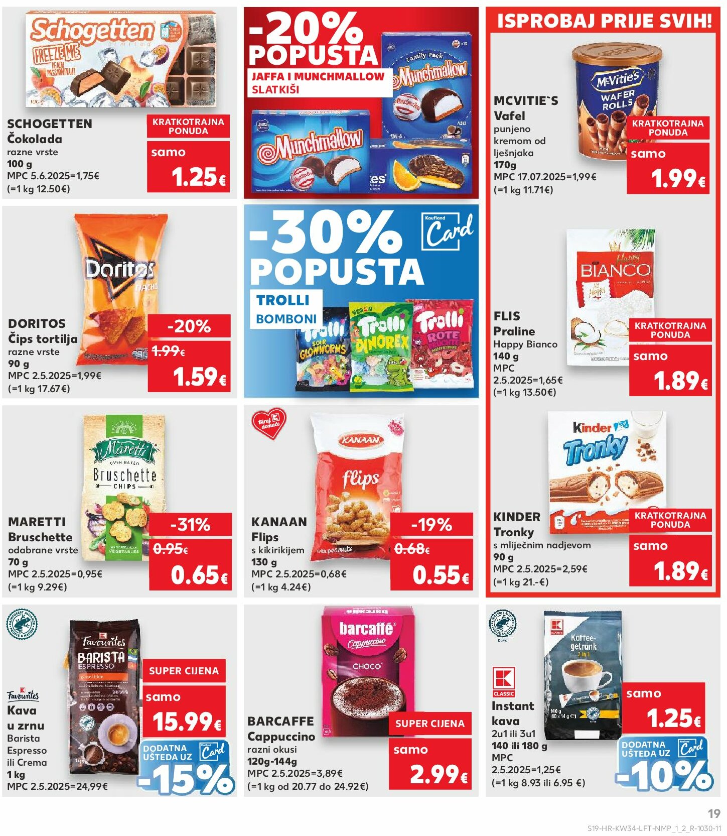 kaufland - Prelistajte katalog Kaufland - Mega Prilika, vrijedi od 20.08. do 26.08. - page: 19