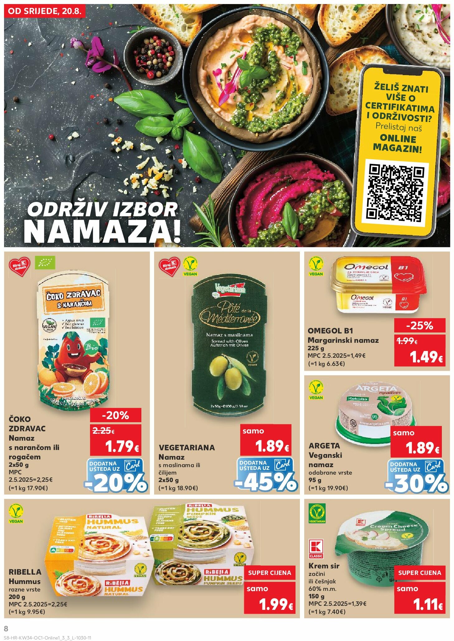kaufland - Prelistajte katalog Kaufland - Želiš još bogatiju ponudu, vrijedi od 20.08. do 26.08. - page: 8