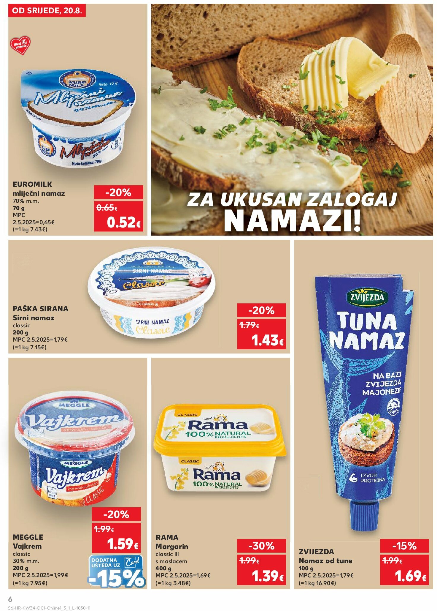 kaufland - Prelistajte katalog Kaufland - Želiš još bogatiju ponudu, vrijedi od 20.08. do 26.08. - page: 6