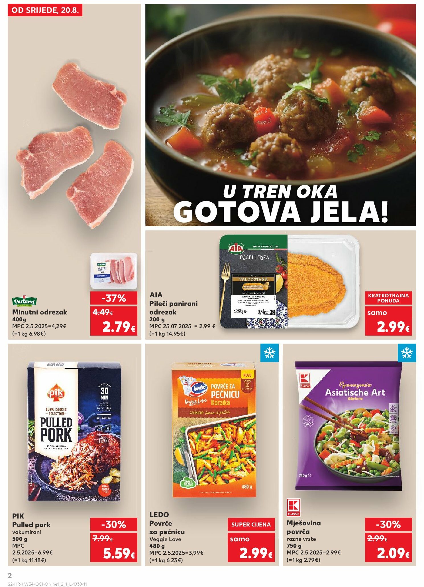 kaufland - Prelistajte katalog Kaufland - Želiš još bogatiju ponudu, vrijedi od 20.08. do 26.08. - page: 2