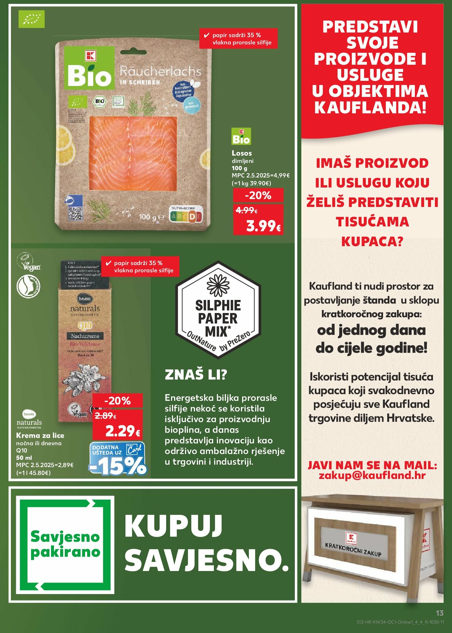 kaufland - Prelistajte katalog Kaufland - Želiš još bogatiju ponudu, vrijedi od 20.08. do 26.08. - page: 13
