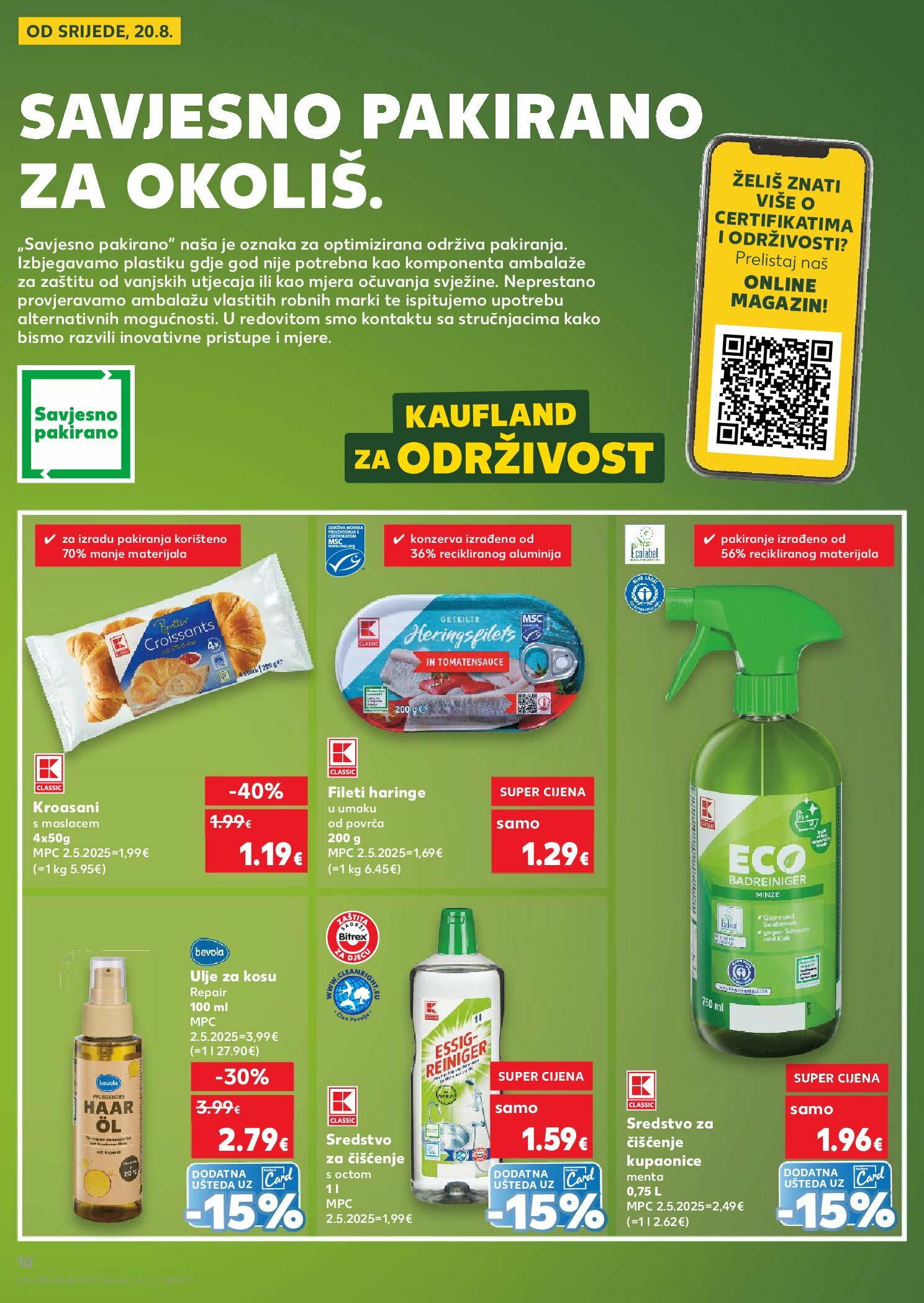 kaufland - Prelistajte katalog Kaufland - Želiš još bogatiju ponudu, vrijedi od 20.08. do 26.08. - page: 10