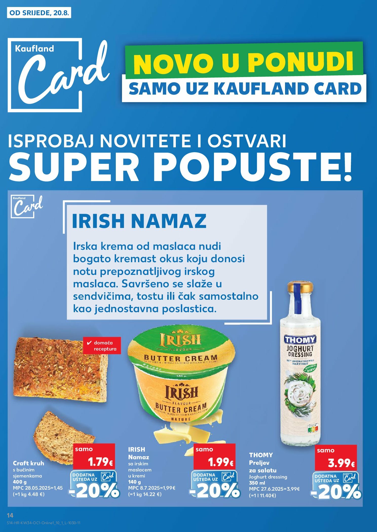 kaufland - Prelistajte katalog Kaufland - Želiš još bogatiju ponudu, vrijedi od 20.08. do 26.08. - page: 14
