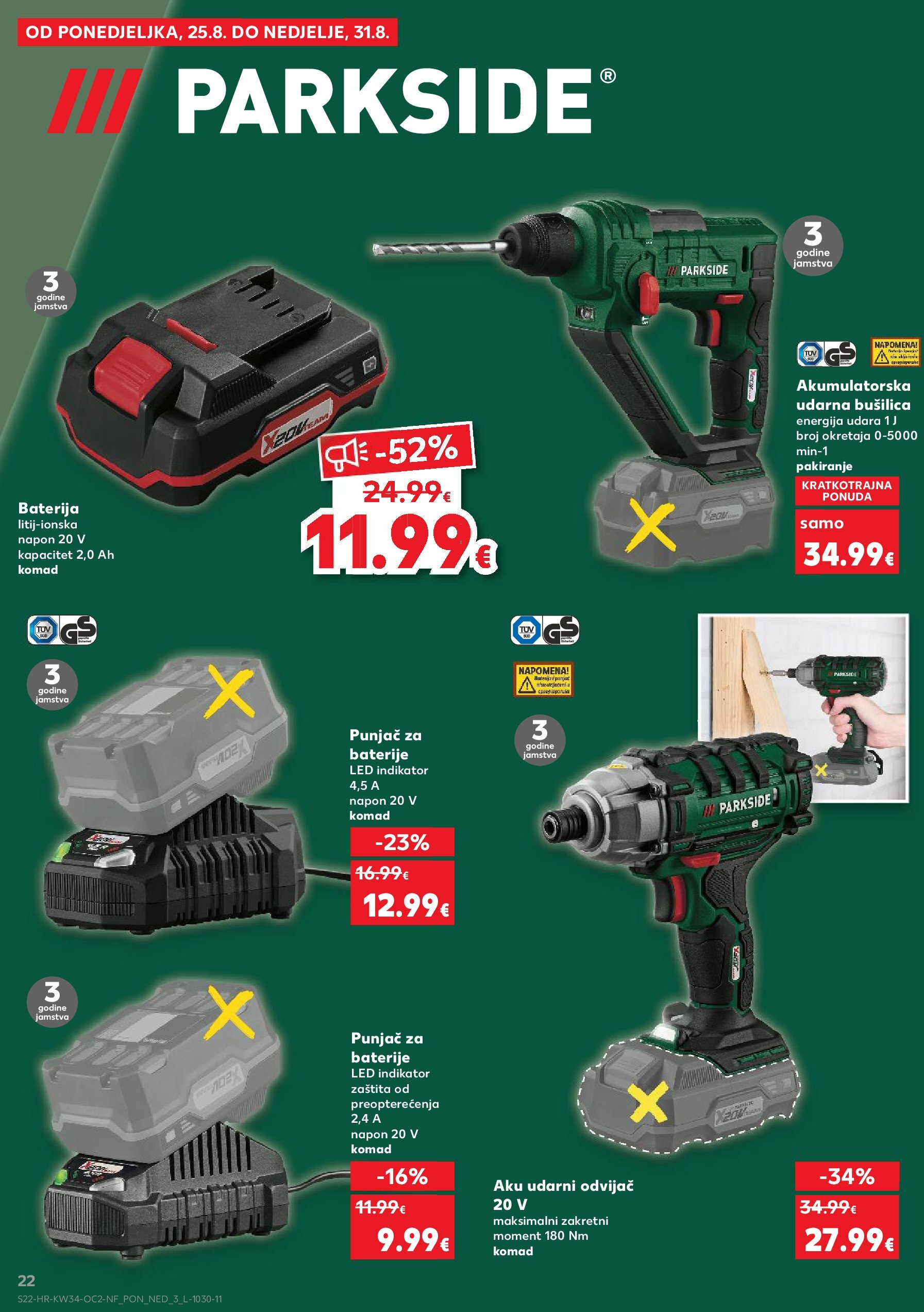 kaufland - Prelistajte katalog Kaufland - Neprehrambenih proizvoda, vrijedi od 20.08. do 26.08. - page: 22