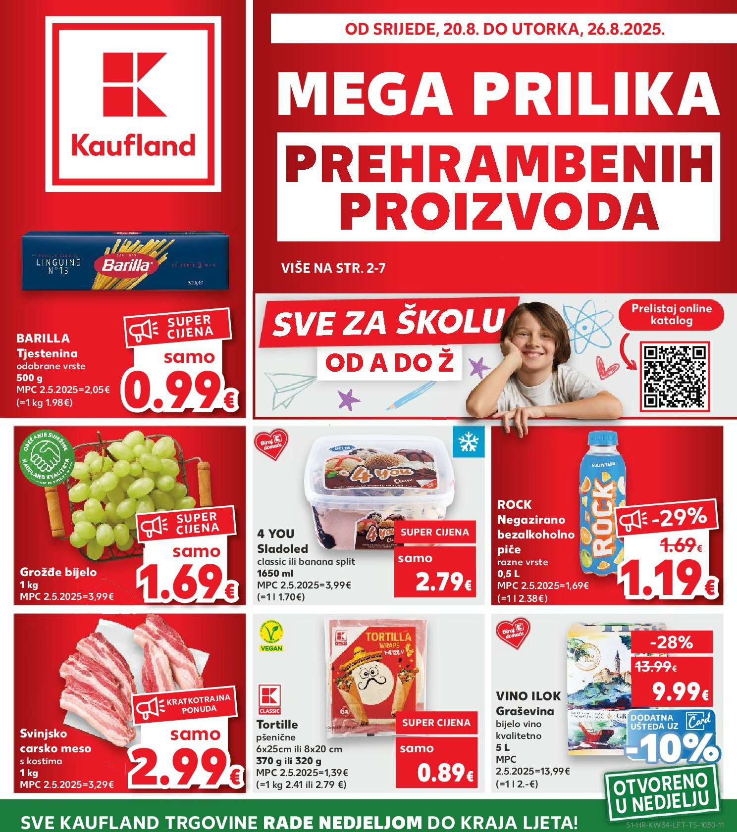 kaufland - Prelistajte katalog Kaufland, vrijedi od 20.08. do 26.08.