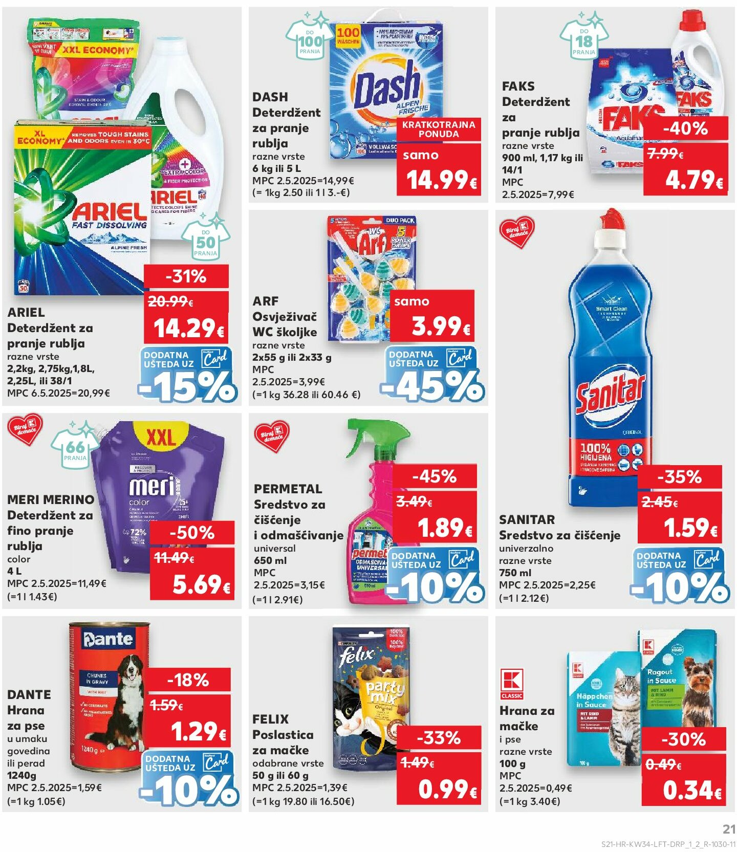 kaufland - Prelistajte katalog Kaufland, vrijedi od 20.08. do 26.08. - page: 21