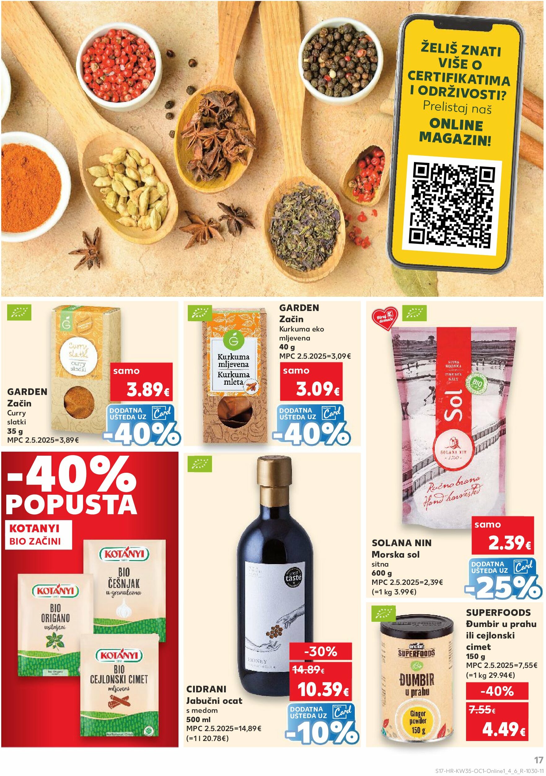 kaufland - Prelistajte katalog Kaufland - Želiš još bogatiju ponudu, vrijedi od 27.08. do 02.09. - page: 17