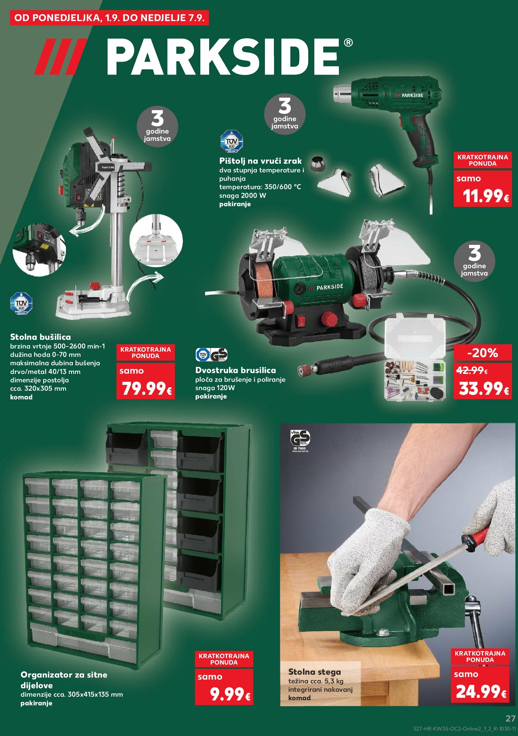 kaufland - Prelistajte katalog Kaufland - Neprehrambenih proizvoda, vrijedi od 27.08. do 02.09. - page: 27
