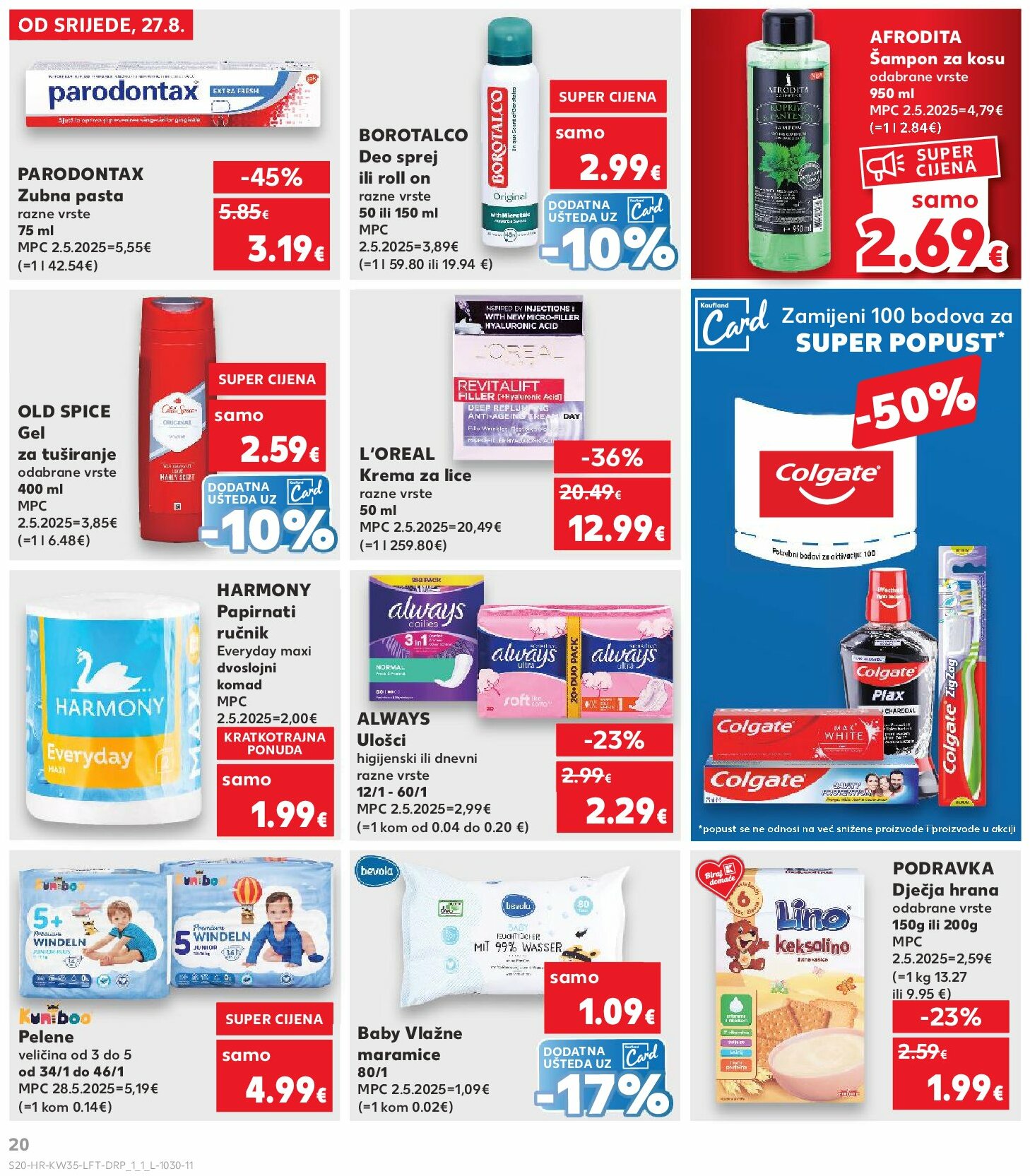 kaufland - Prelistajte katalog Kaufland, vrijedi od 27.08. do 02.09. - page: 20