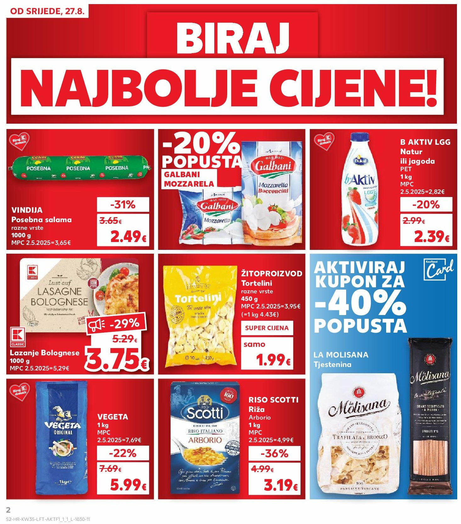 kaufland - Prelistajte katalog Kaufland, vrijedi od 27.08. do 02.09. - page: 2