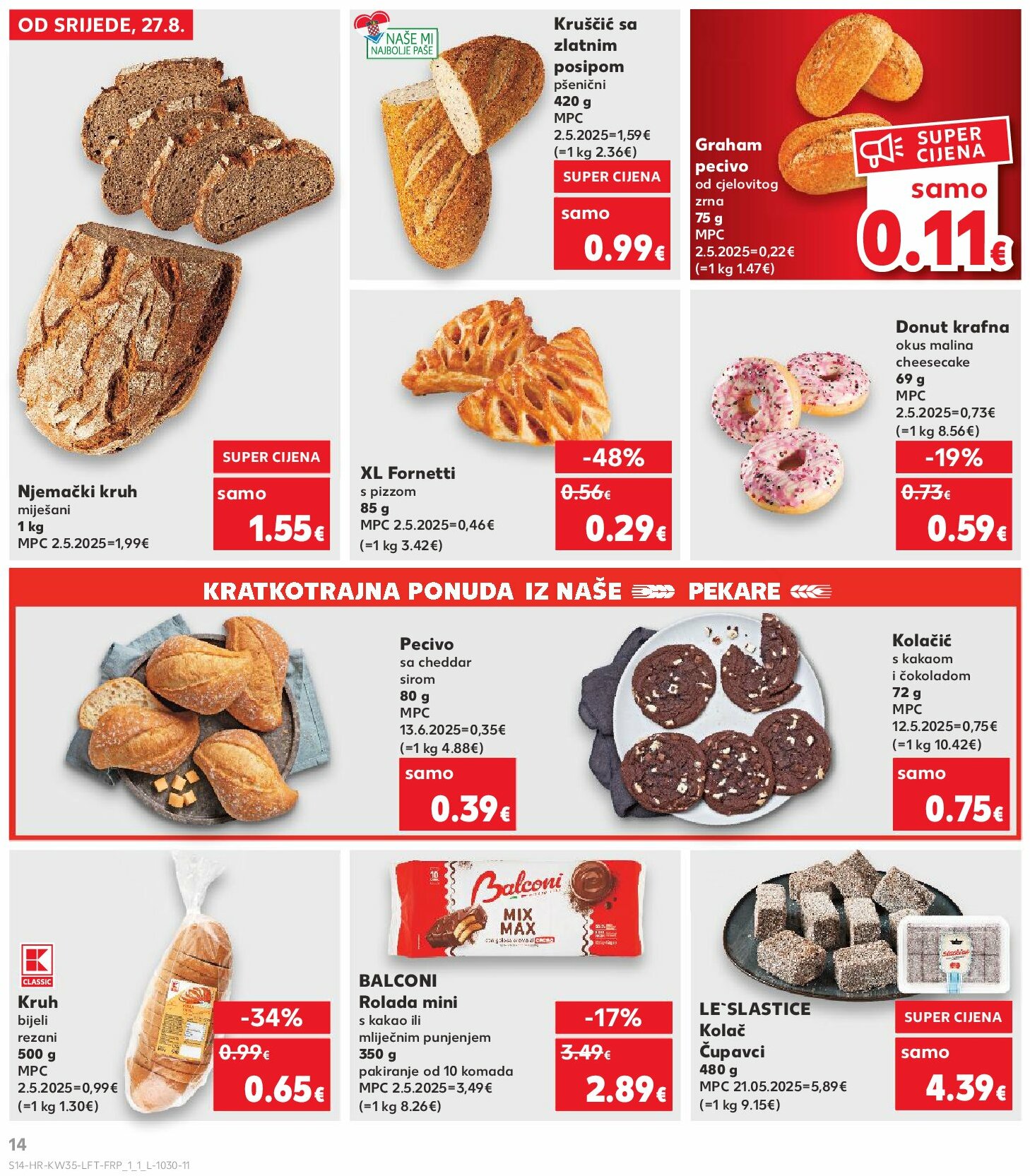 kaufland - Prelistajte katalog Kaufland, vrijedi od 27.08. do 02.09. - page: 14