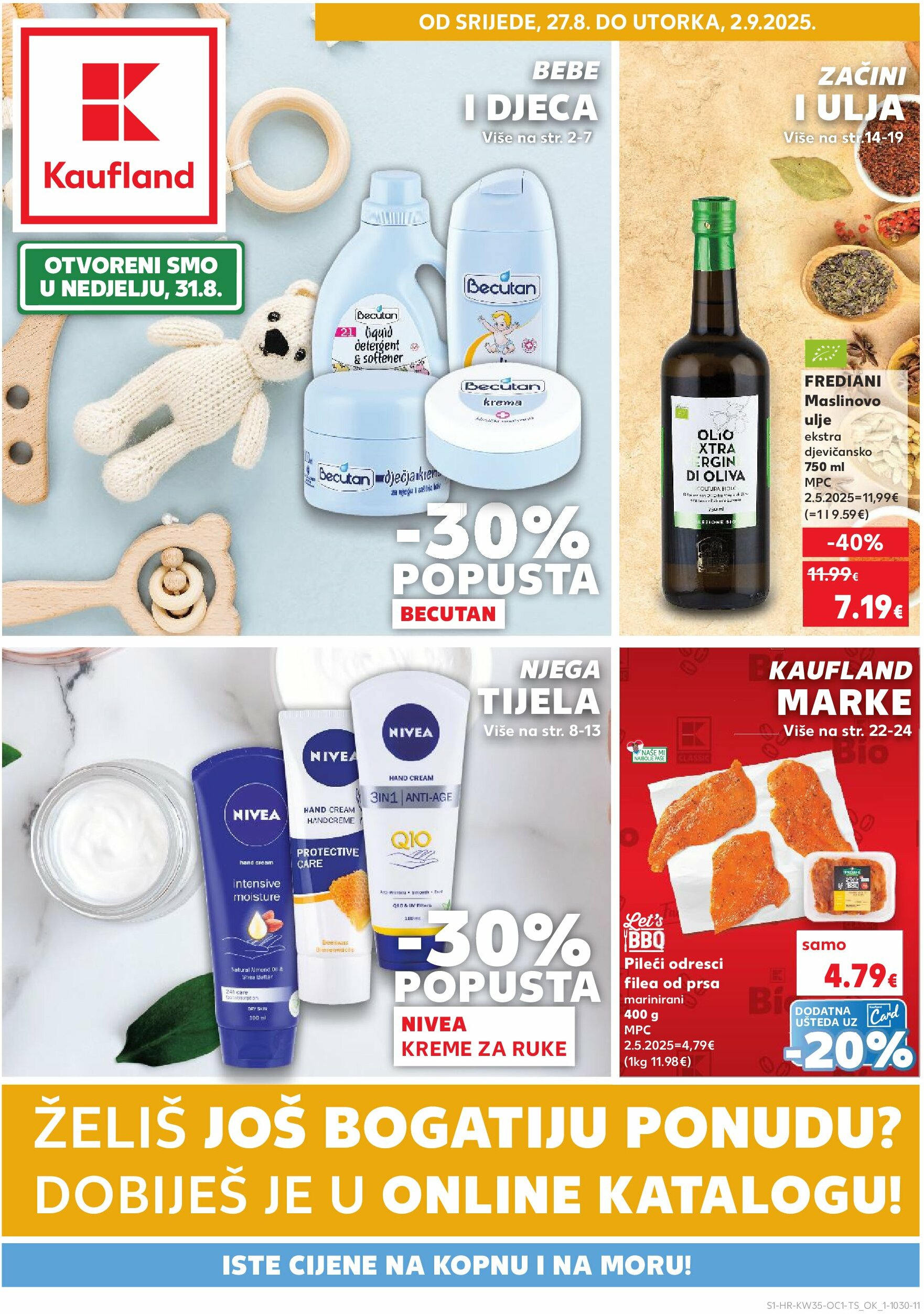 kaufland - Prelistajte katalog Kaufland - Sve za najmlade, vrijedi od 27.08. do 02.09.