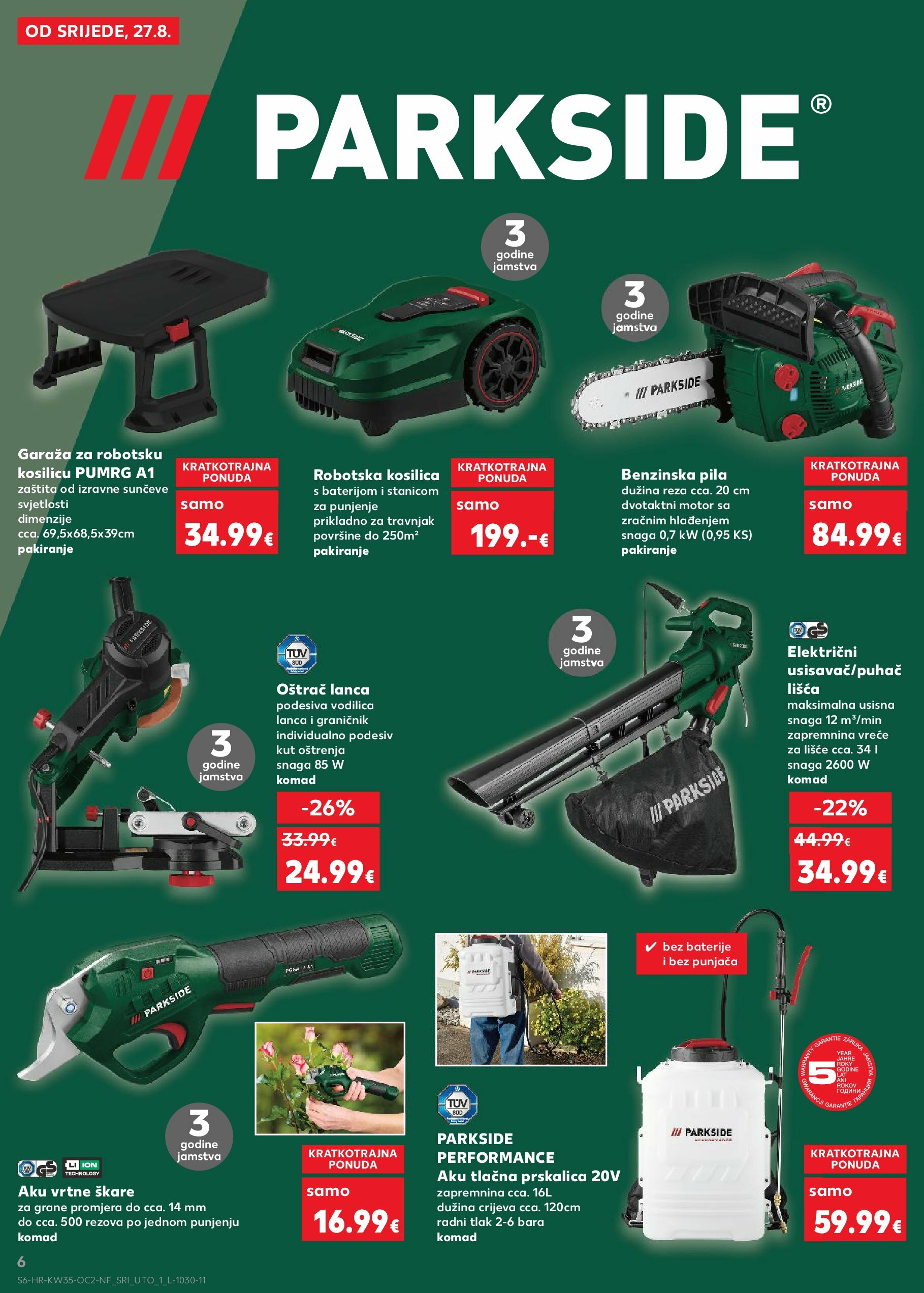 kaufland - Prelistajte katalog Kaufland - Parkside, vrijedi od 27.08. do 02.09. - page: 6