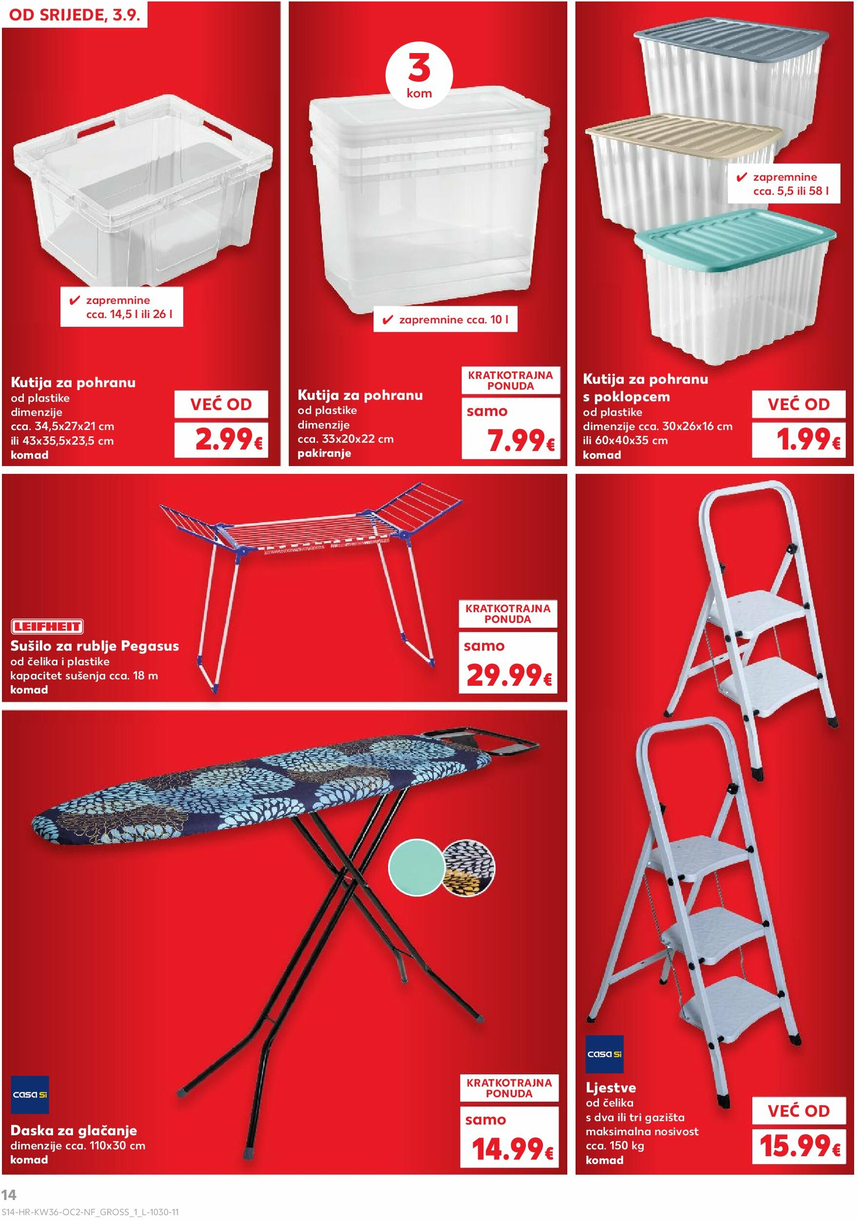 kaufland - Prelistajte katalog Kaufland - Neprehrambenih proizvoda, vrijedi od 03.09. do 09.09. - page: 14