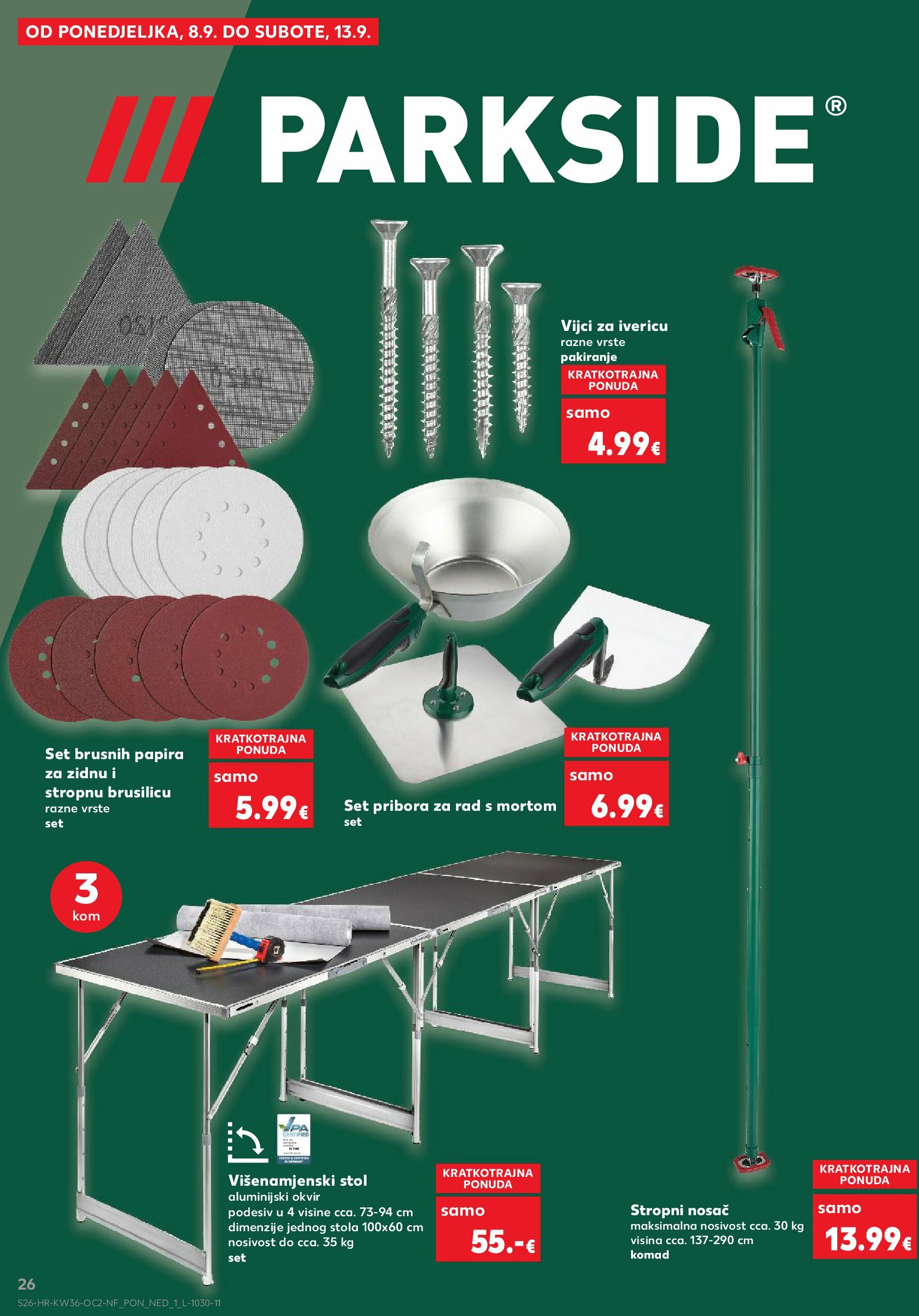 kaufland - Prelistajte katalog Kaufland - Neprehrambenih proizvoda, vrijedi od 03.09. do 09.09. - page: 26