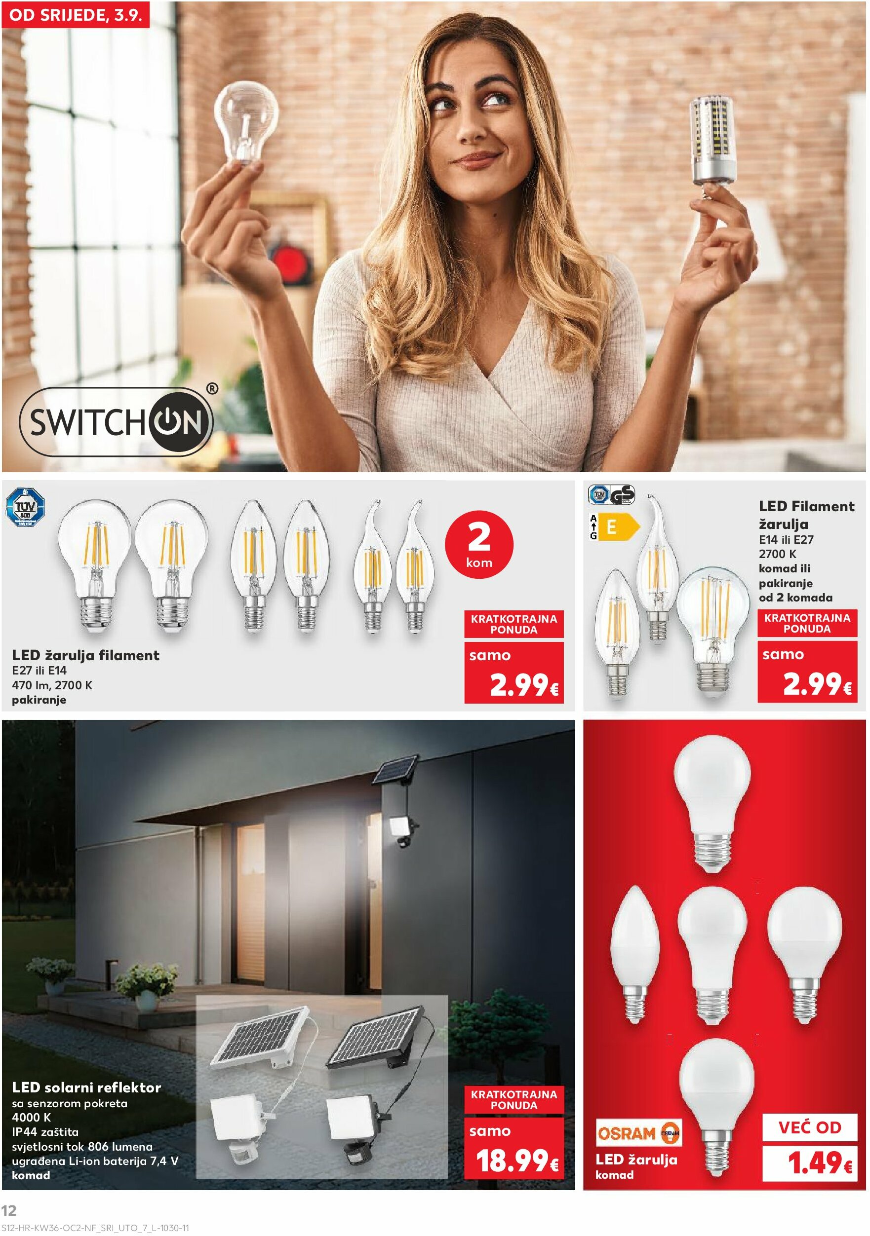 kaufland - Prelistajte katalog Kaufland - Neprehrambenih proizvoda, vrijedi od 03.09. do 09.09. - page: 12