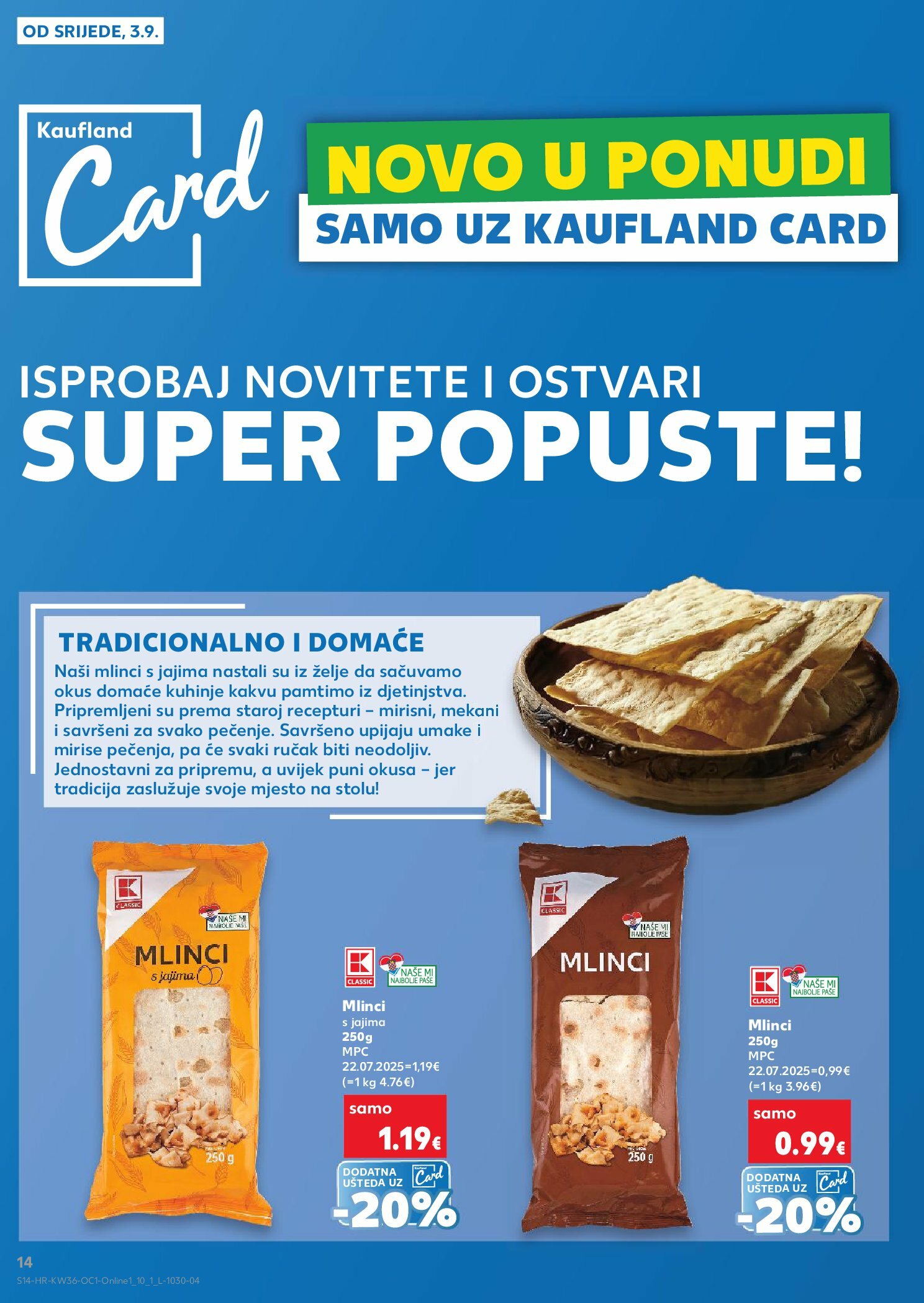 kaufland - Prelistajte katalog Kaufland - Želiš još bogatiju ponudu, vrijedi od 03.09. do 09.09. - page: 14