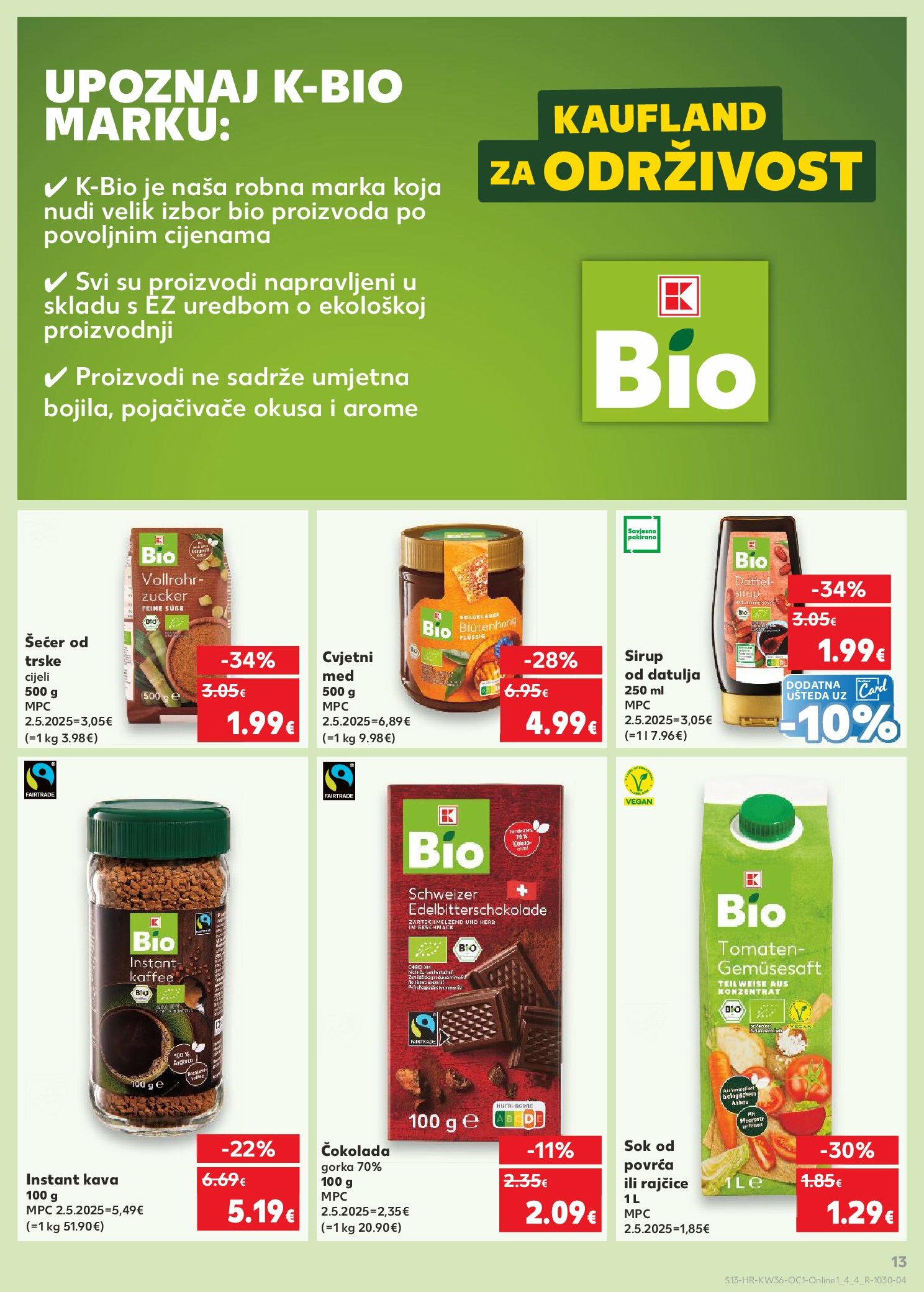 kaufland - Prelistajte katalog Kaufland - Želiš još bogatiju ponudu, vrijedi od 03.09. do 09.09. - page: 13