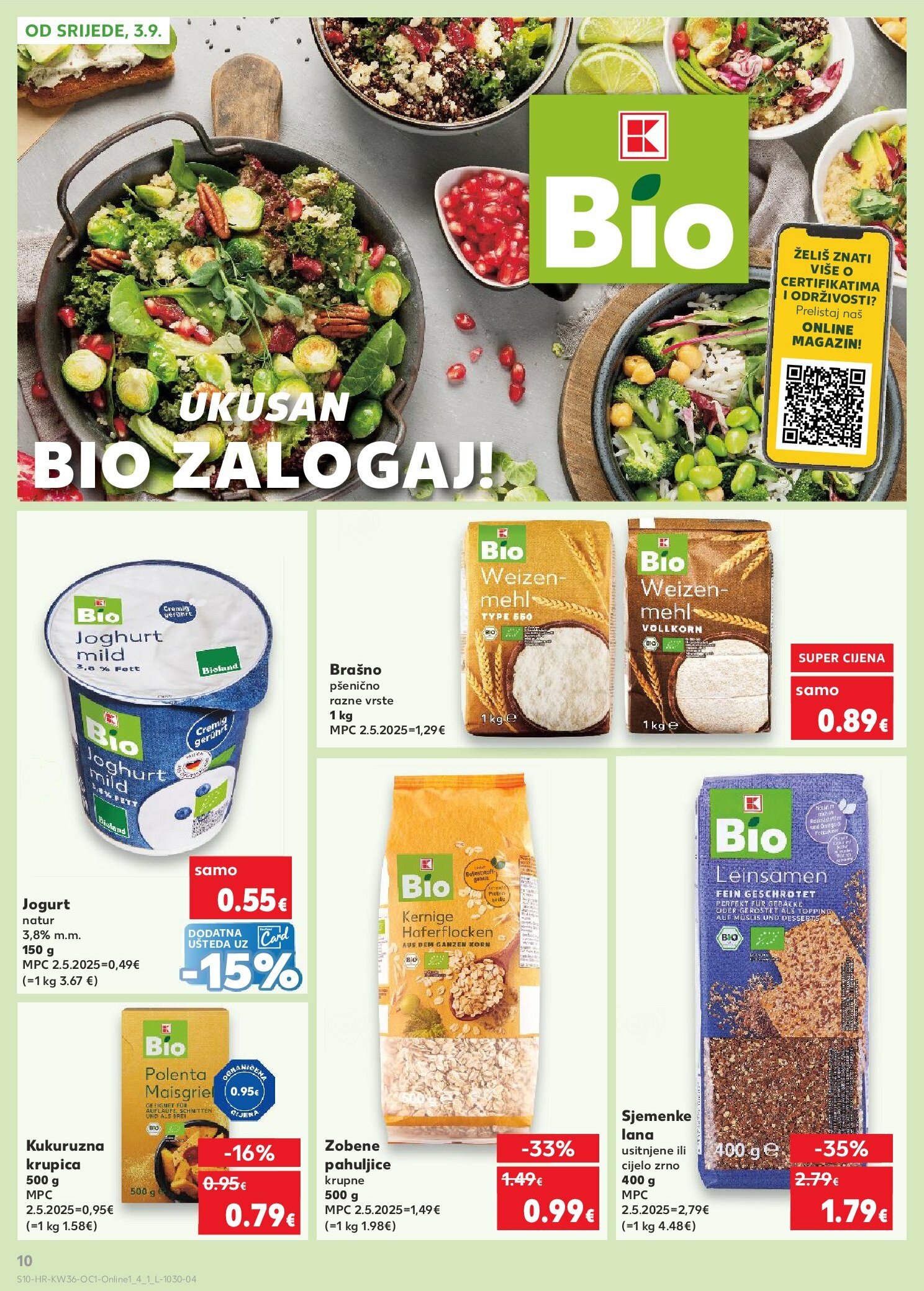 kaufland - Prelistajte katalog Kaufland - Želiš još bogatiju ponudu, vrijedi od 03.09. do 09.09. - page: 10