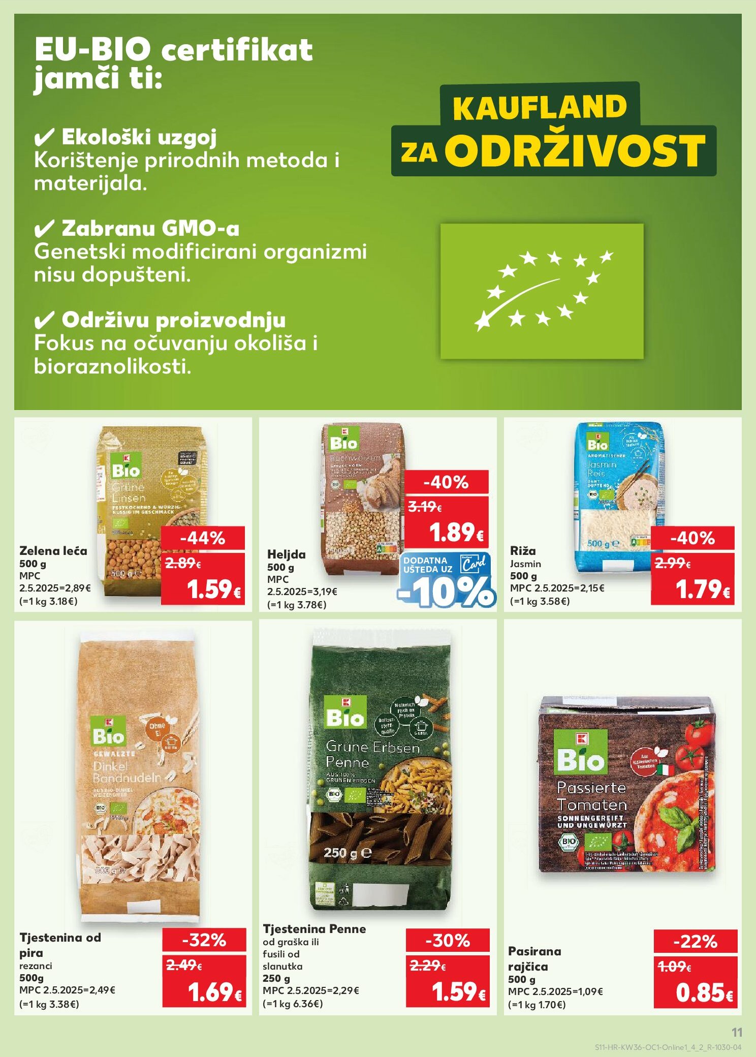 kaufland - Prelistajte katalog Kaufland - Želiš još bogatiju ponudu, vrijedi od 03.09. do 09.09. - page: 11