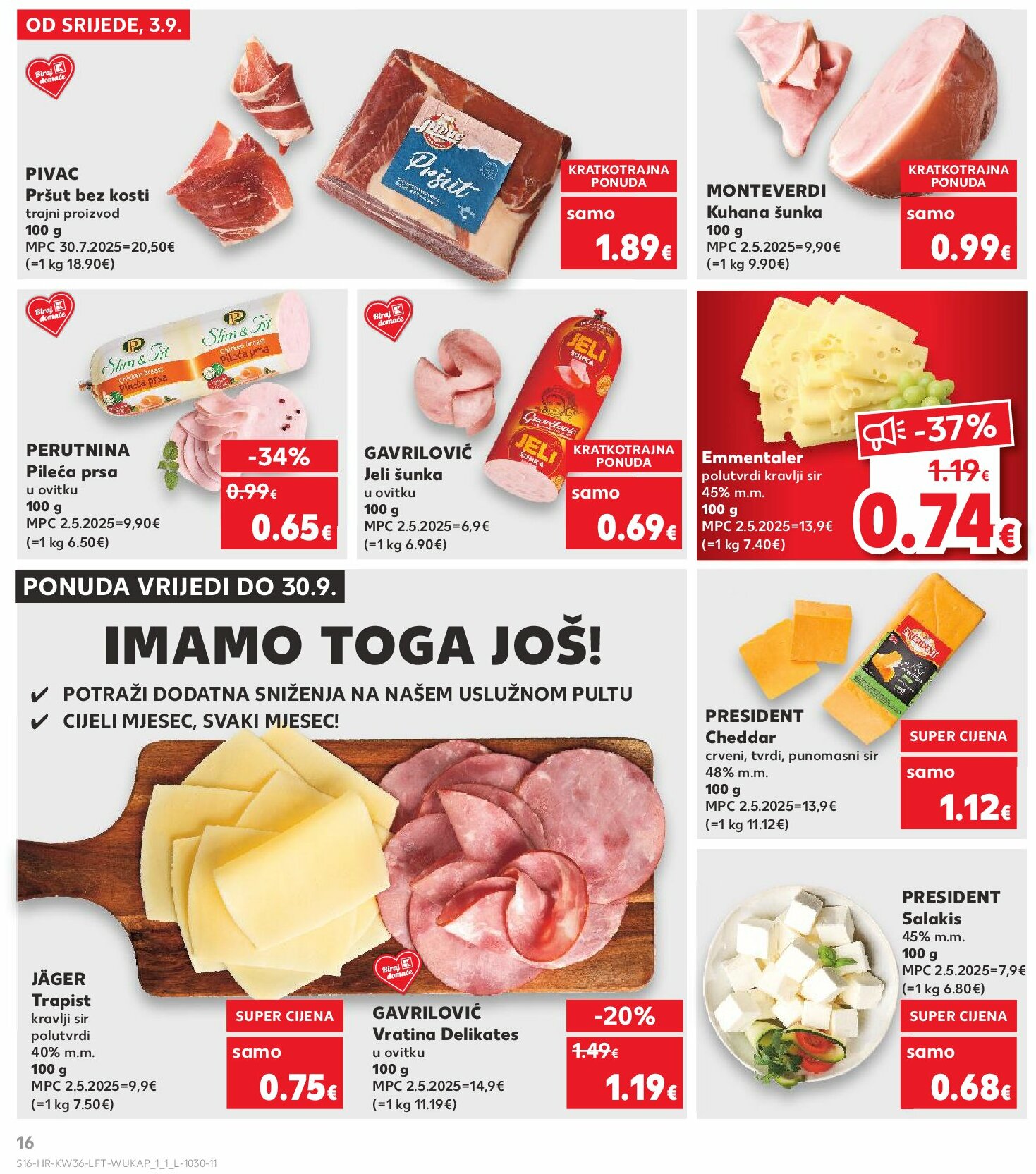 kaufland - Prelistajte katalog Kaufland, vrijedi od 03.09. do 09.09. - page: 16
