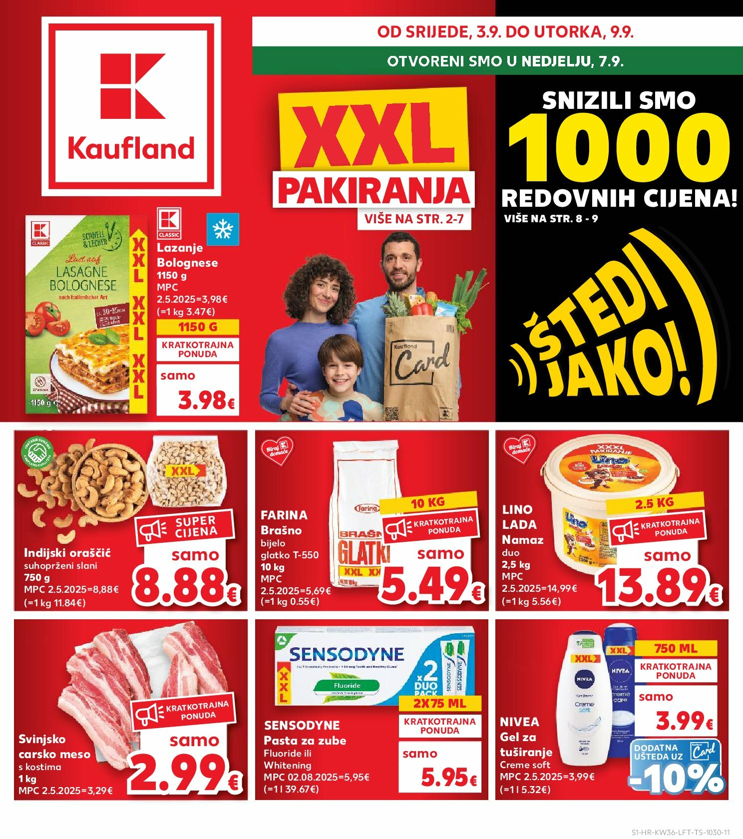 kaufland - Prelistajte katalog Kaufland, vrijedi od 03.09. do 09.09.