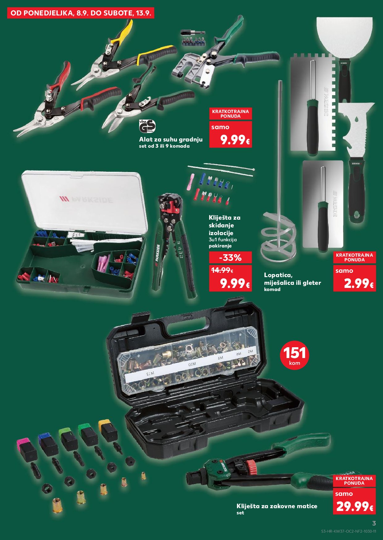 kaufland - Prelistajte katalog Kaufland - Neprehrambenih proizvoda, vrijedi od 10.09. do 16.09. - page: 3