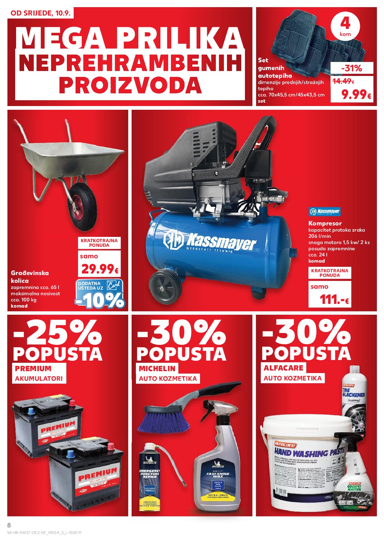 kaufland - Prelistajte katalog Kaufland - Neprehrambenih proizvoda, vrijedi od 10.09. do 16.09. - page: 8