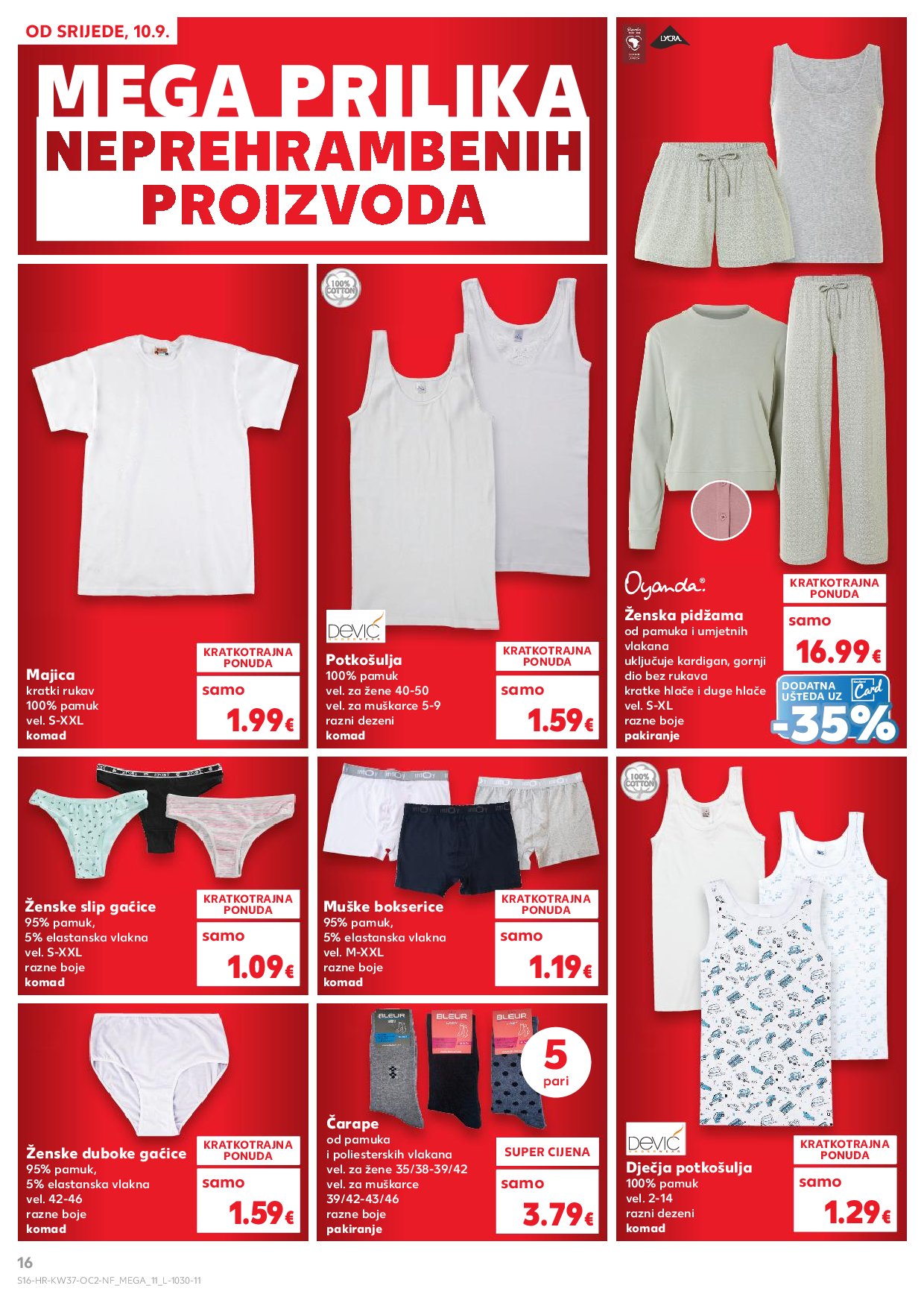 kaufland - Prelistajte katalog Kaufland - Neprehrambenih proizvoda, vrijedi od 10.09. do 16.09. - page: 16