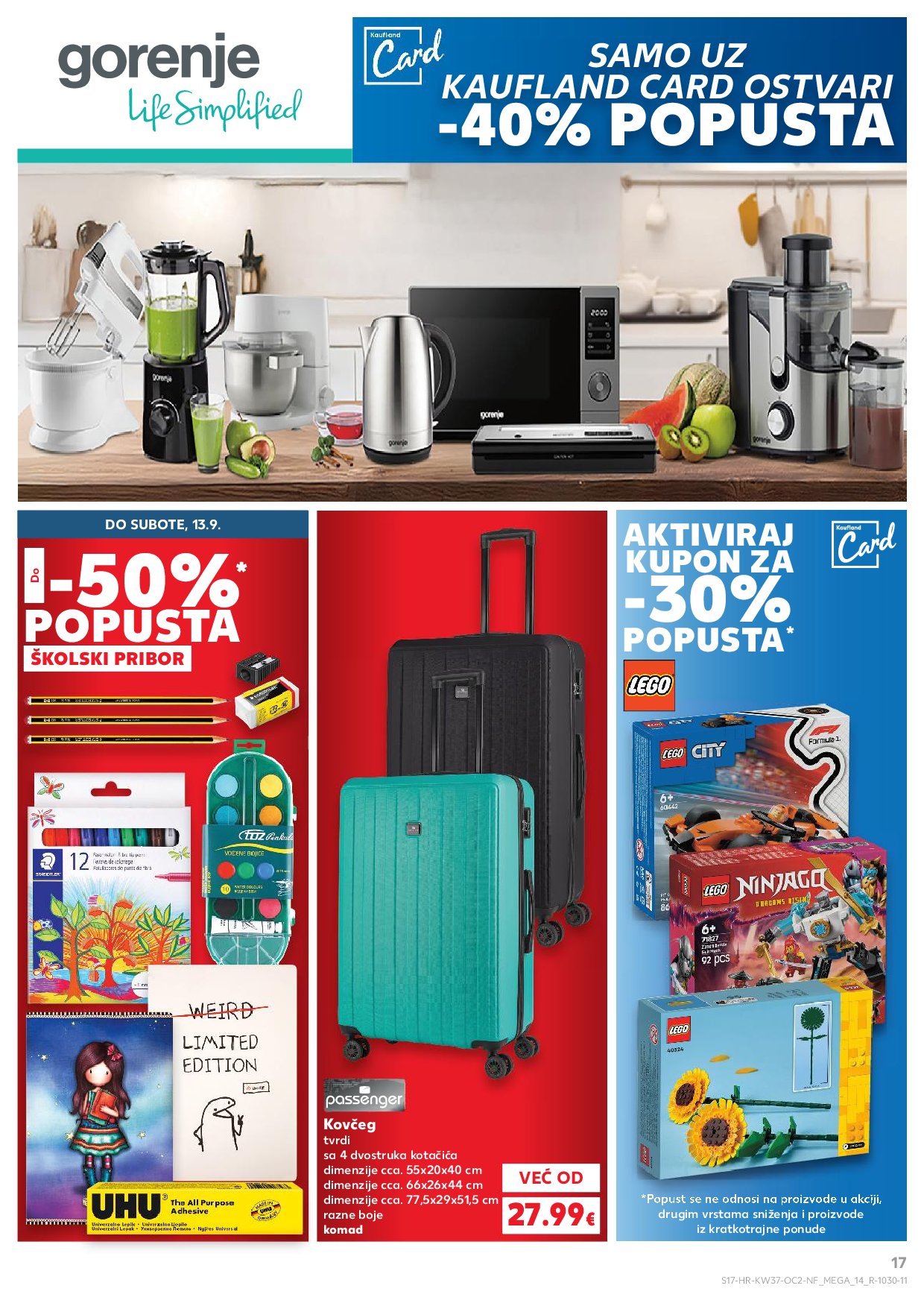 kaufland - Prelistajte katalog Kaufland - Neprehrambenih proizvoda, vrijedi od 10.09. do 16.09. - page: 17