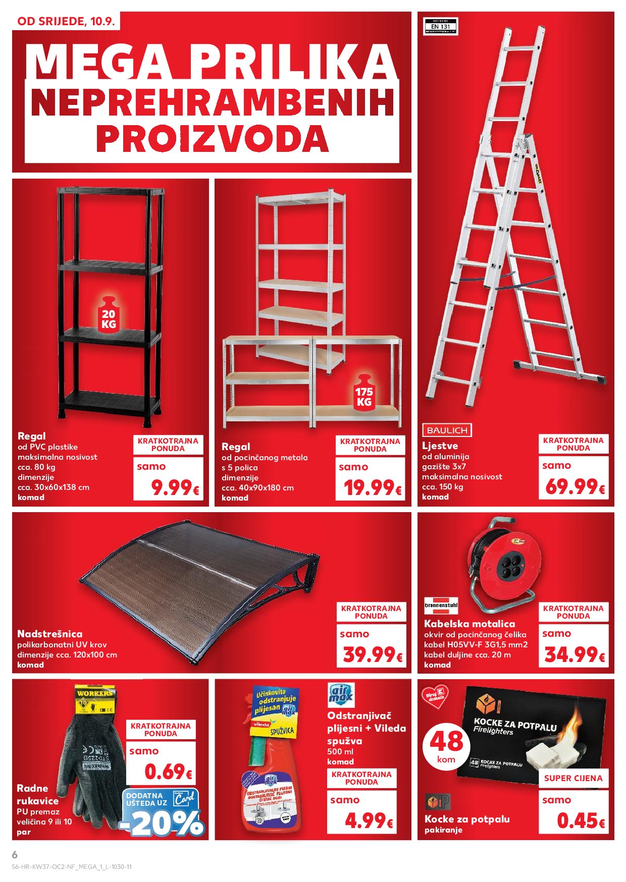 kaufland - Prelistajte katalog Kaufland - Neprehrambenih proizvoda, vrijedi od 10.09. do 16.09. - page: 6
